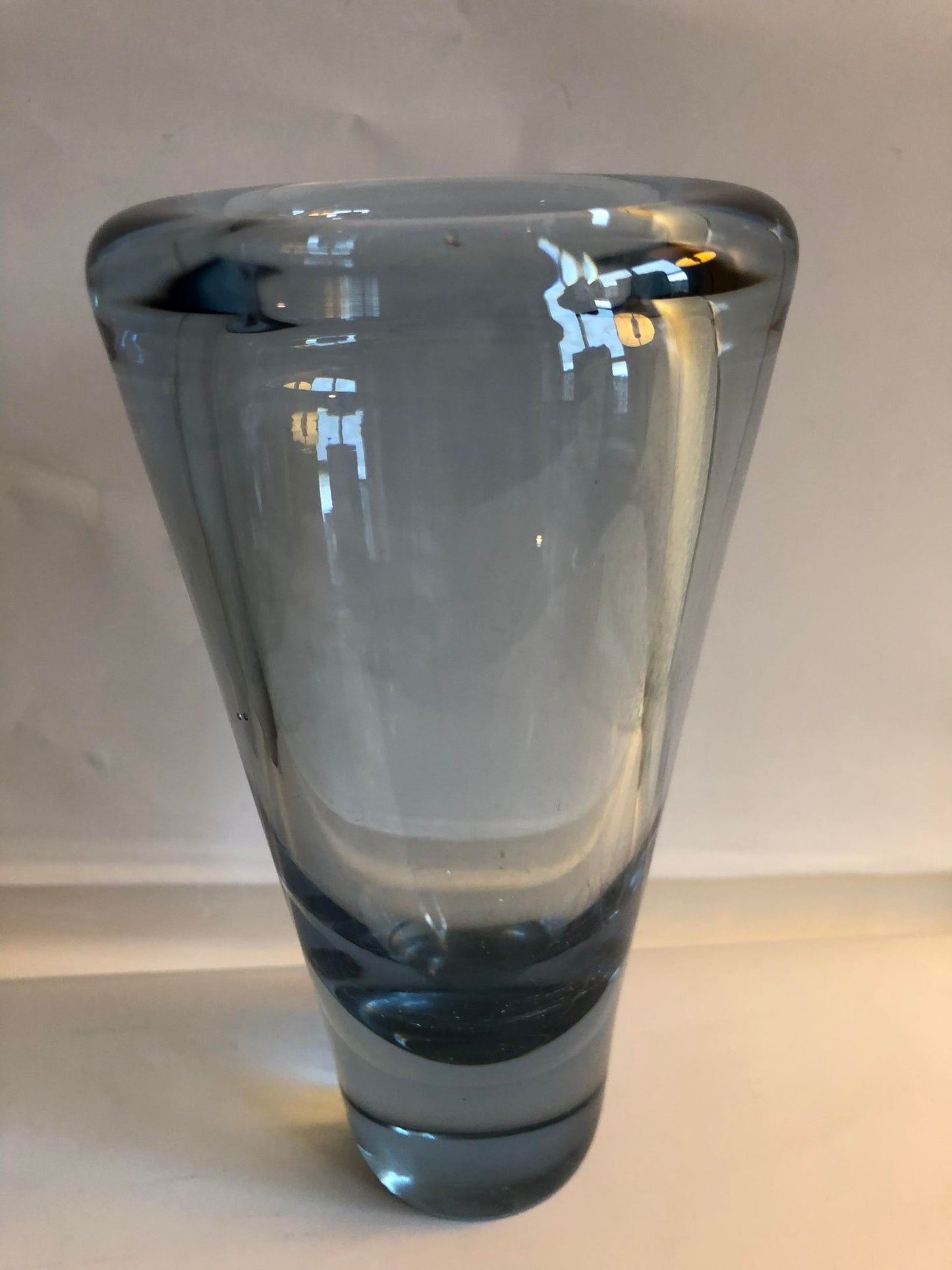 レトロなガラスの花瓶、Holmegaard のために Per Lütken がデザインした Umanak - no. 0520