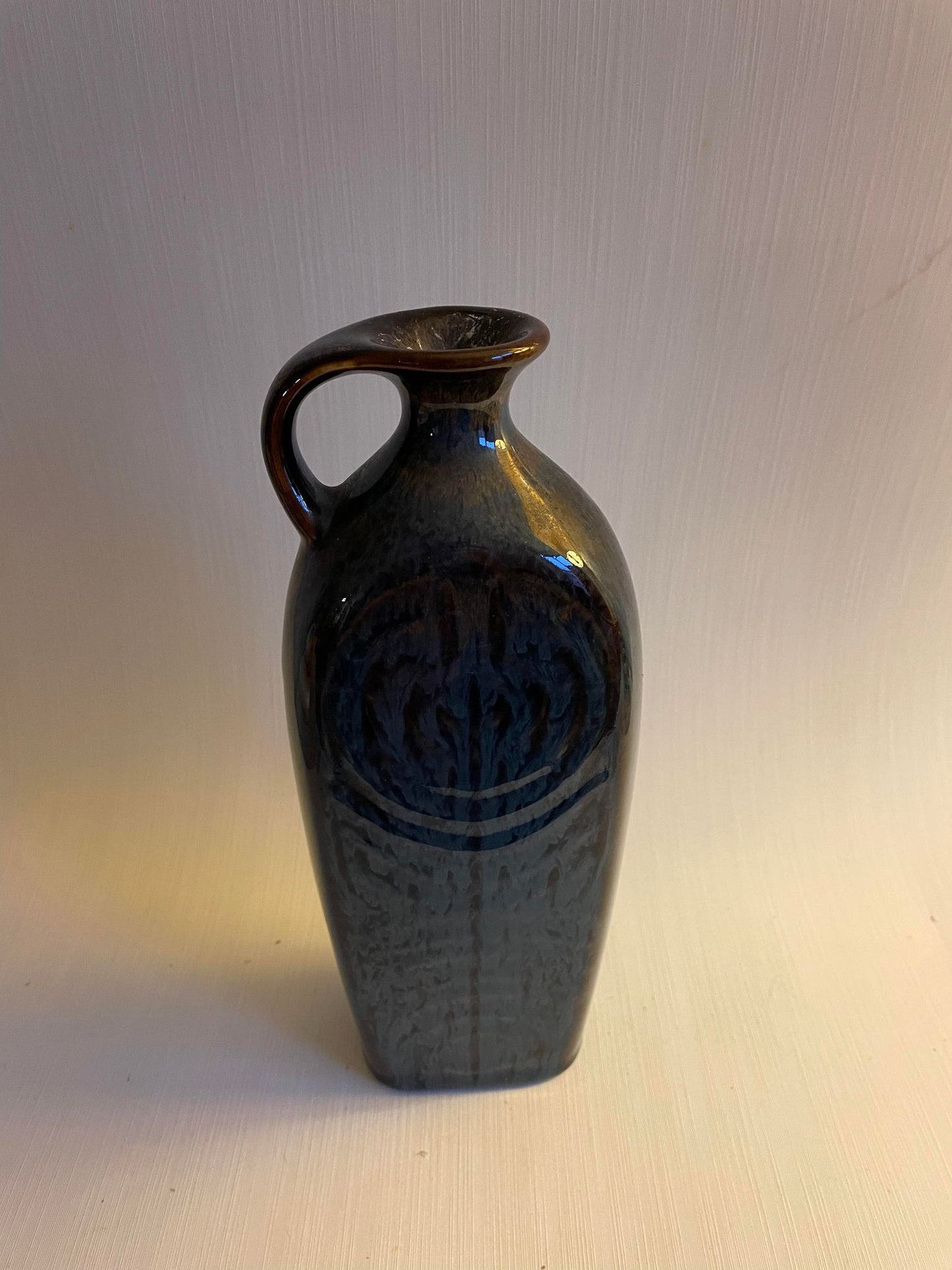 Beautiful Rörstrand jug in blue glaze, design by Carl-Harry Ståhlane - no. 989