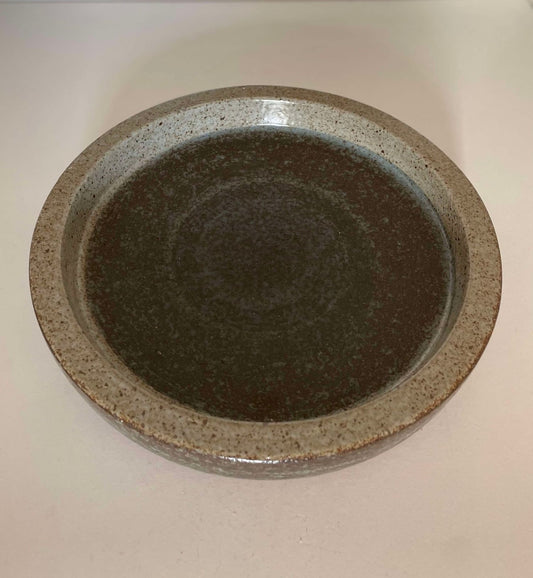 Danish Mid-Century Chamotte stoneware disk from Palshus