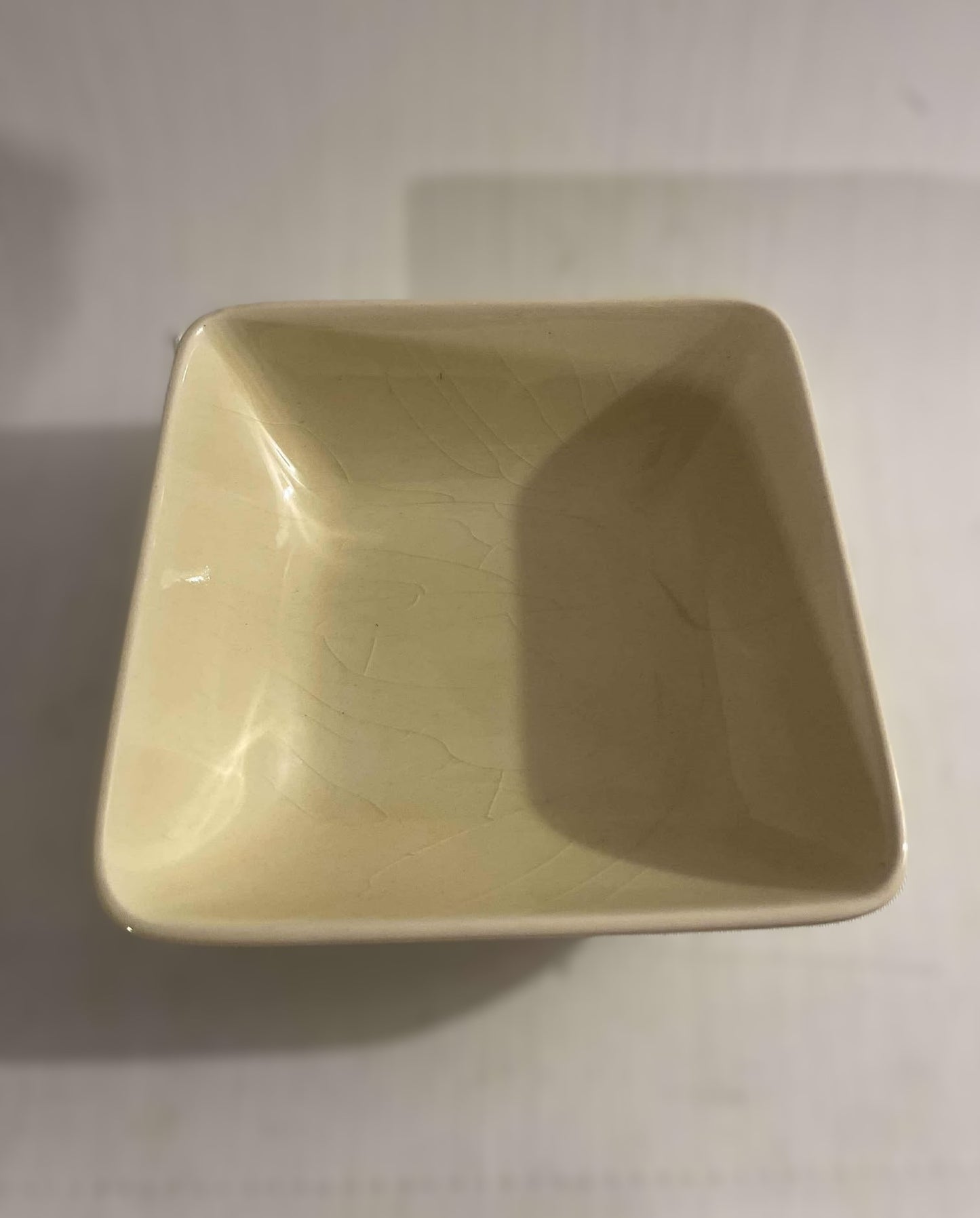 Nanna Ditzel for Søholm, iconic cracked ceramic bowl in beige shade - no. 0990