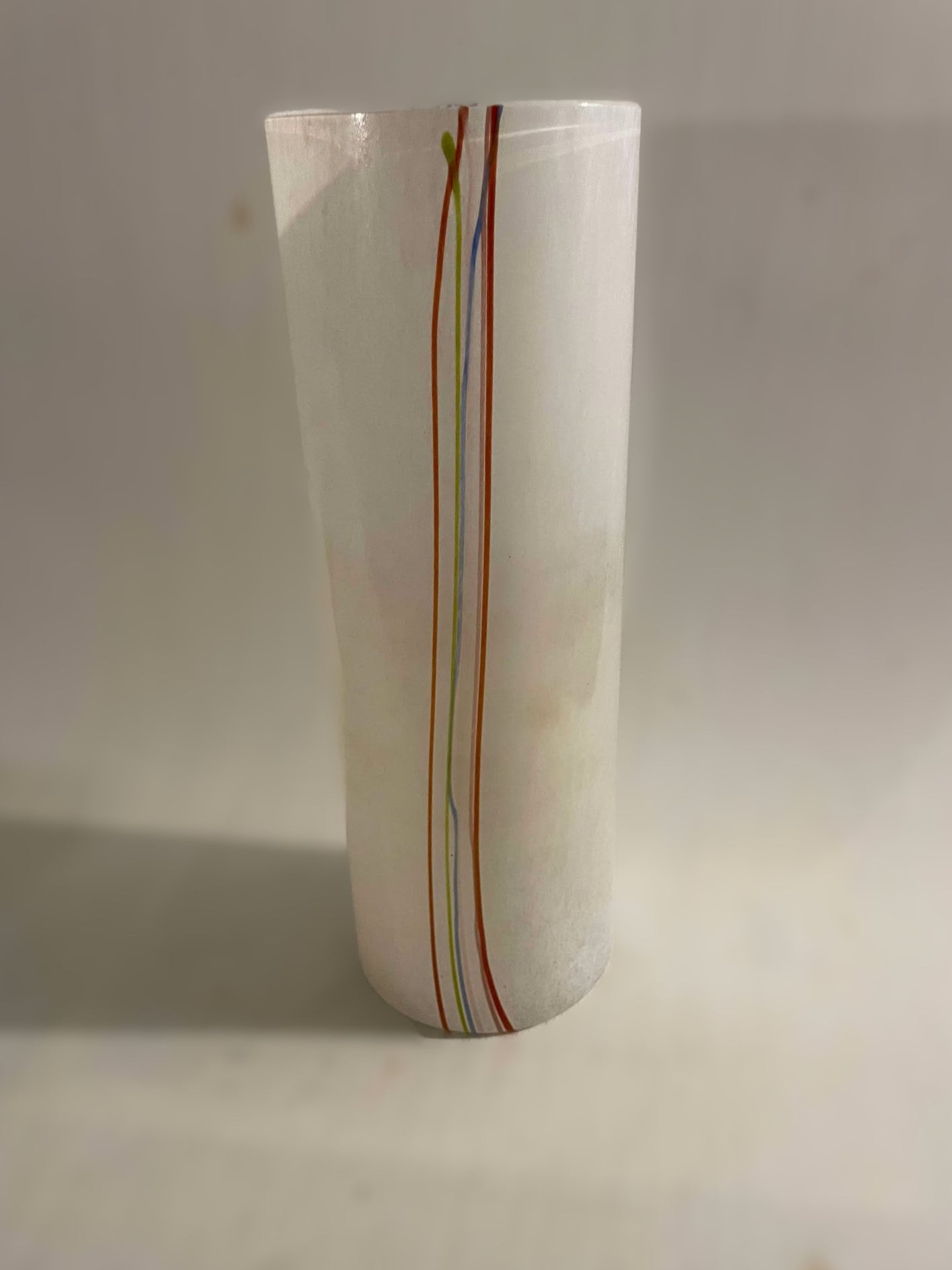 Bertil Vallien Rainbow Vases, fra Kosta Boda Rainbow Column Vase, Svensk Glaskunst 1970'erne