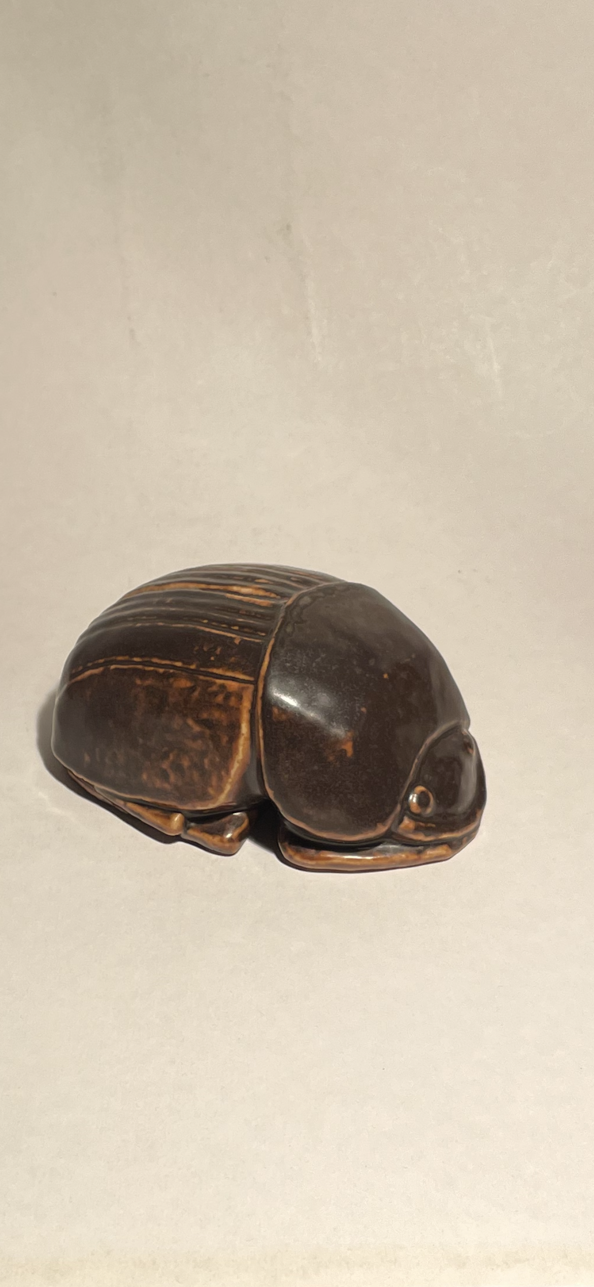 Rare Egyptian Scarab in stoneware from Bing and Grøndahl - no. 01320