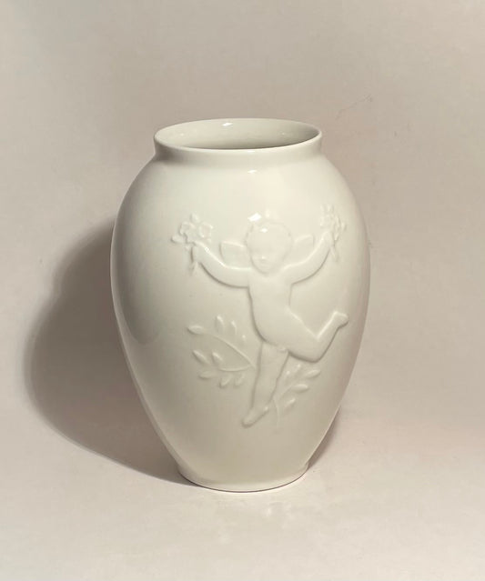 Flot Hans Henrik Hansen porcelæn vase fra Royal Copenhagen - nr. 01950