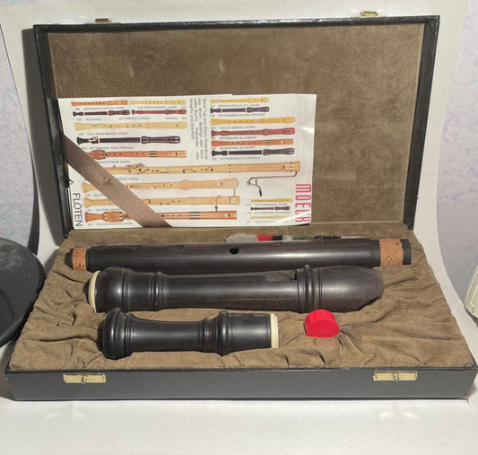 Beautiful Soprano recorder in rosewood from Moeck -Rottenburgh - no. 01992