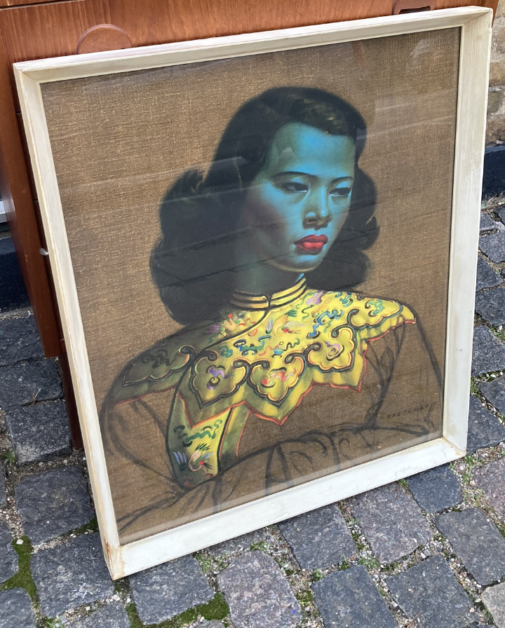 The Chinese Girl, original vintage print by Vladimir Tretchikoff - 01002