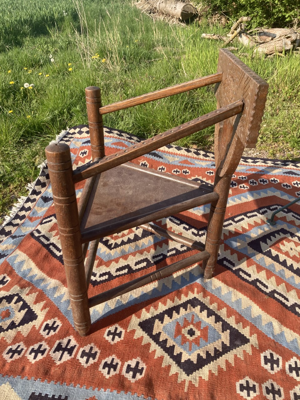 20世紀のスウェーデン製オーク材修道士の椅子 - no. 0105