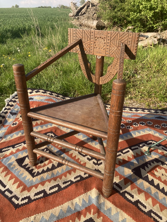 Swedish monk's chair in oak from the 20th century - no. 0105