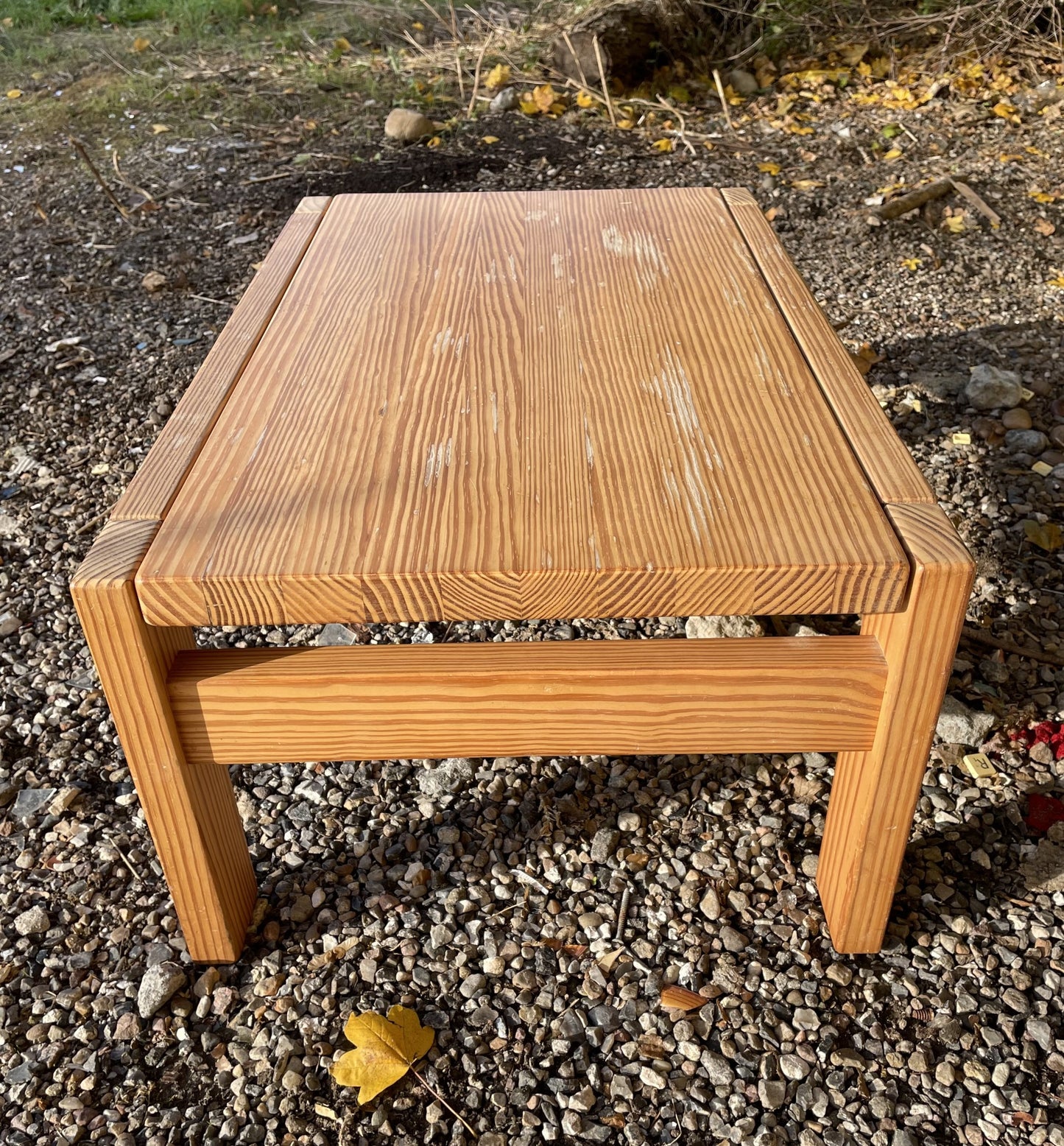 Beautiful coffee table in solid spelled pine /torment from CFC Silkeborg Furniture Factory - No. 09150