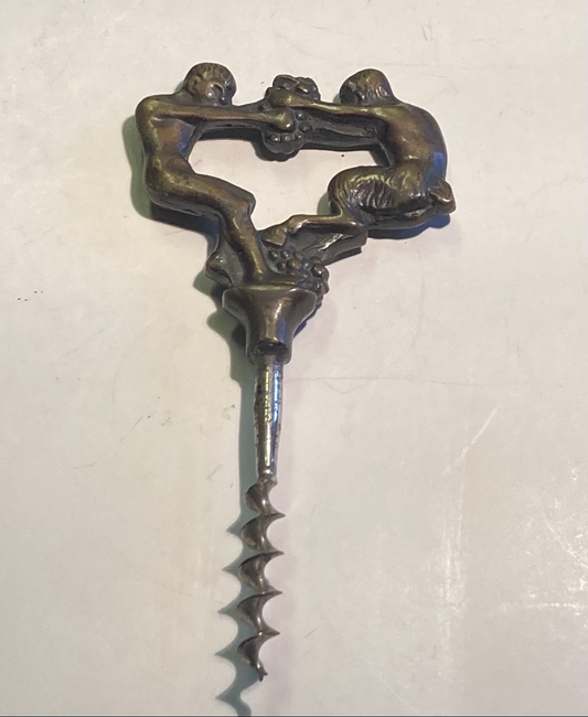 Beautiful Mogens Ballin corkscrew made of brass - no. 01960