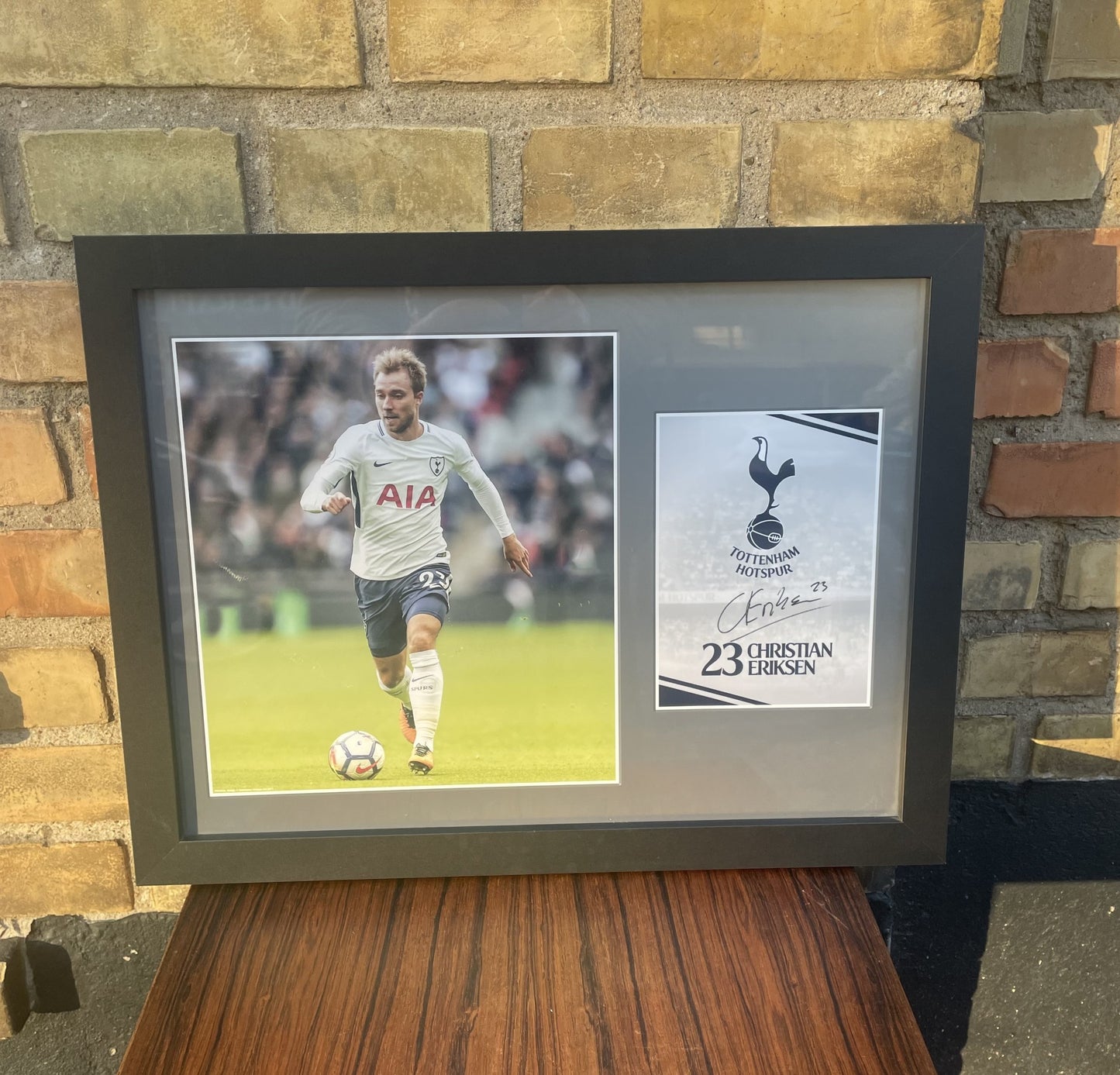 Christian Eriksen photo with signature - no. 09205