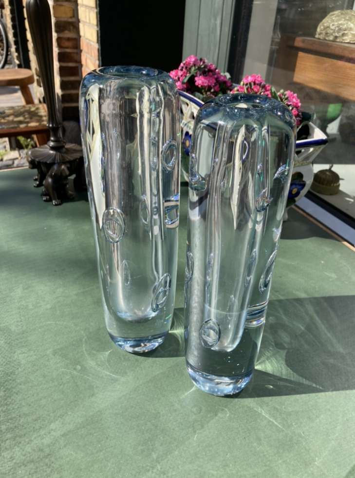 Asta Strömberg glass vases from Strombergshyttan - no. 0119