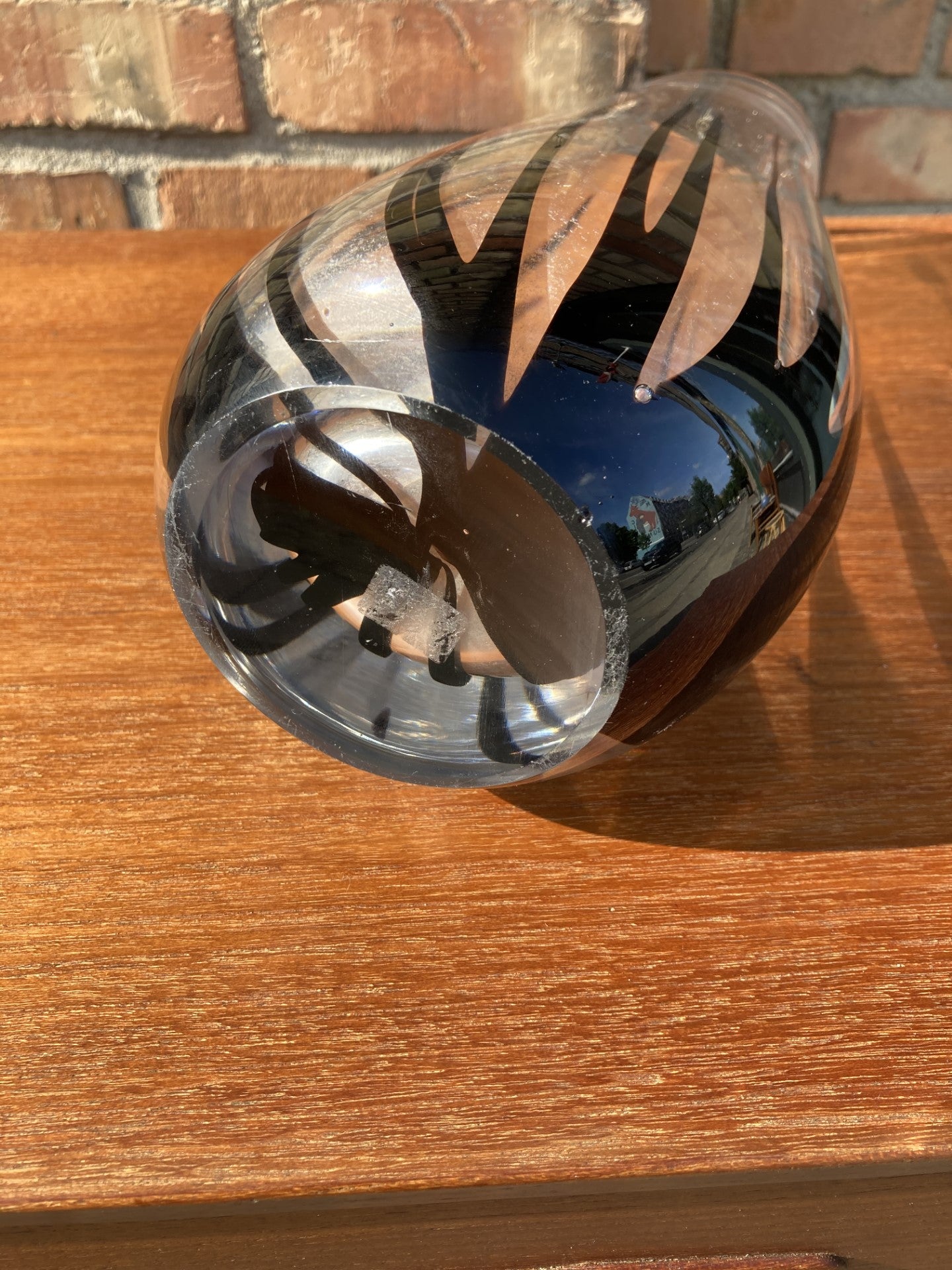 コスタボダ用の美しいヴィッケ・リンドストランドガラス花瓶 - no. 0606