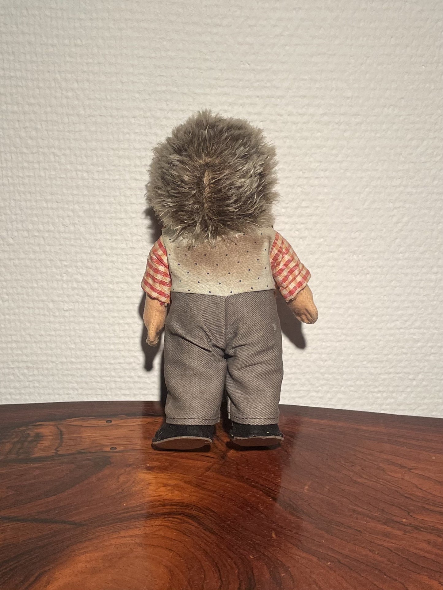 Vintage Steiff Mecky Hedgehog dukke - nr. 021360