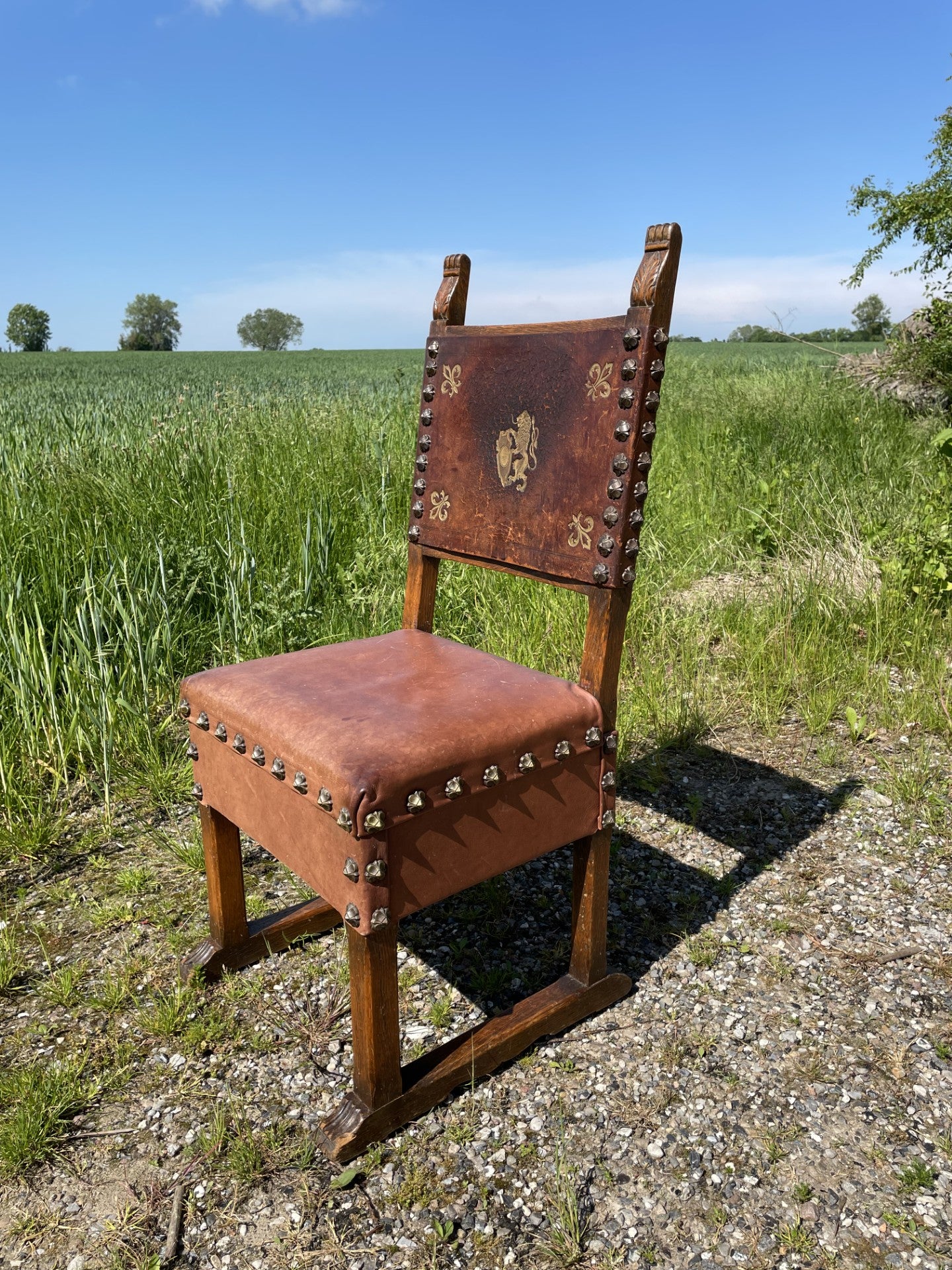 Antik stol fra Valdemar slot - nr. 031030