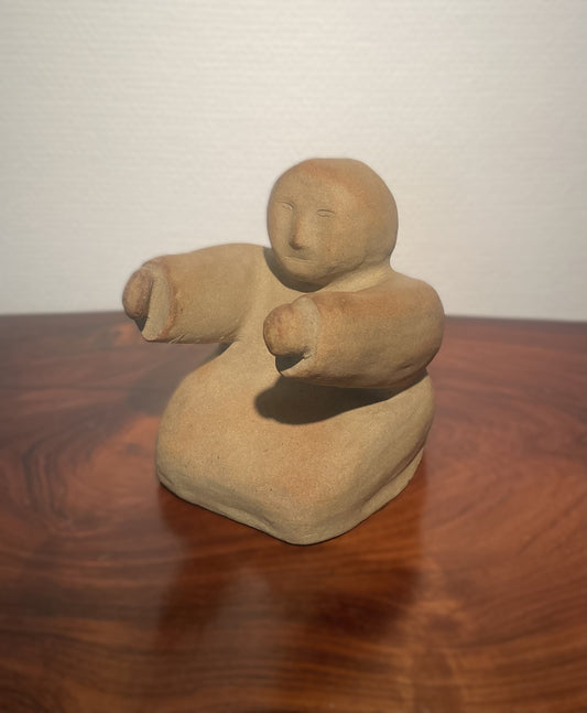 Beautiful stoneware figurine, stamped on the bottom - no. 03000