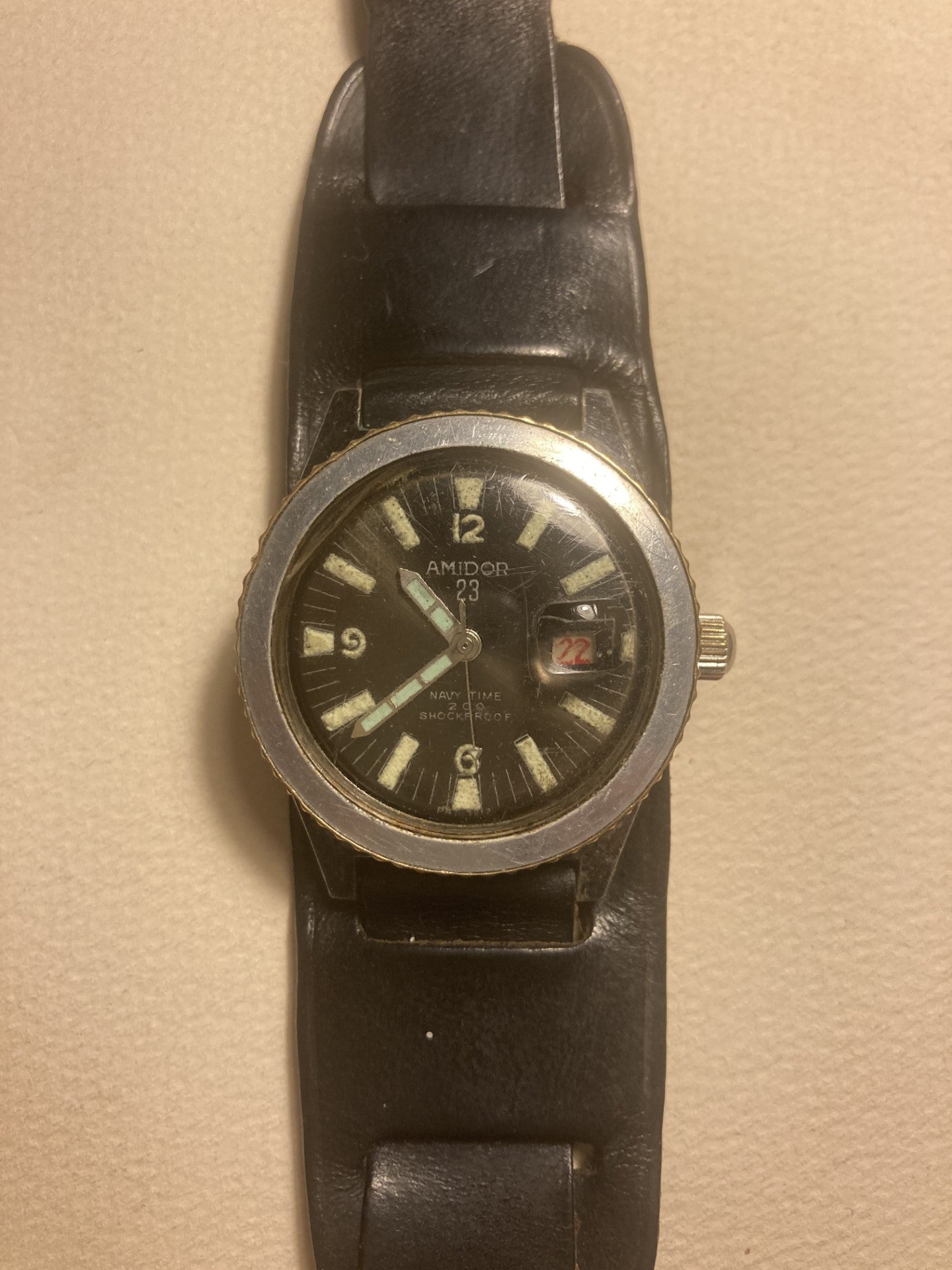 Men's watch/diver's watch Amidor 23, Navy Time 200 - no. 01070