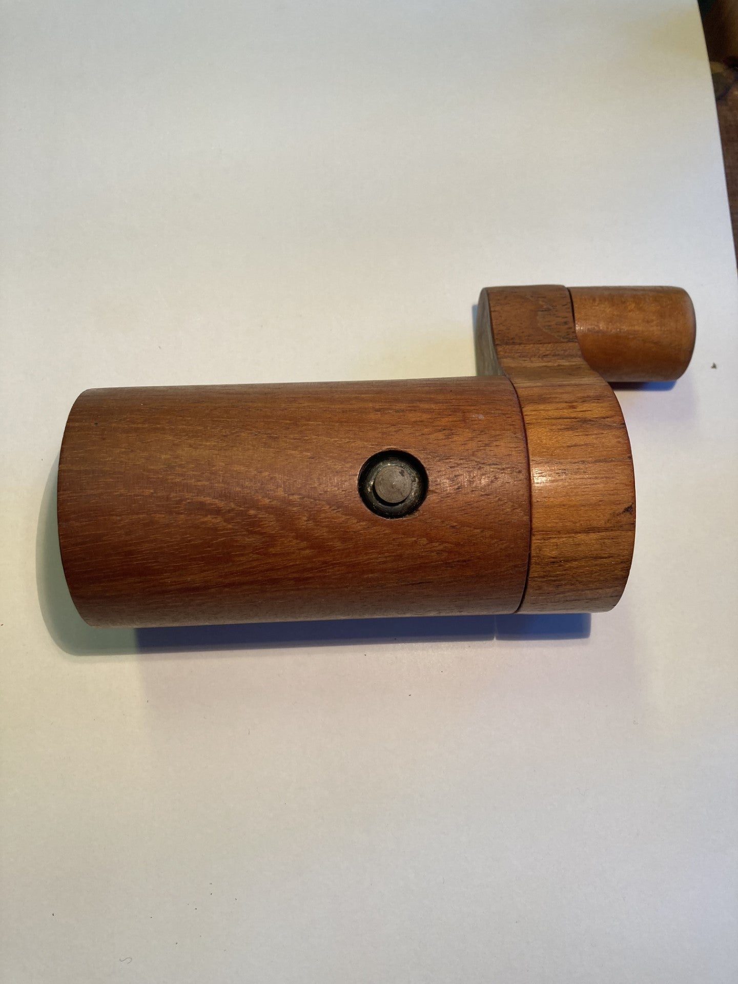 Beautiful teak pepper grinder - no. 01096