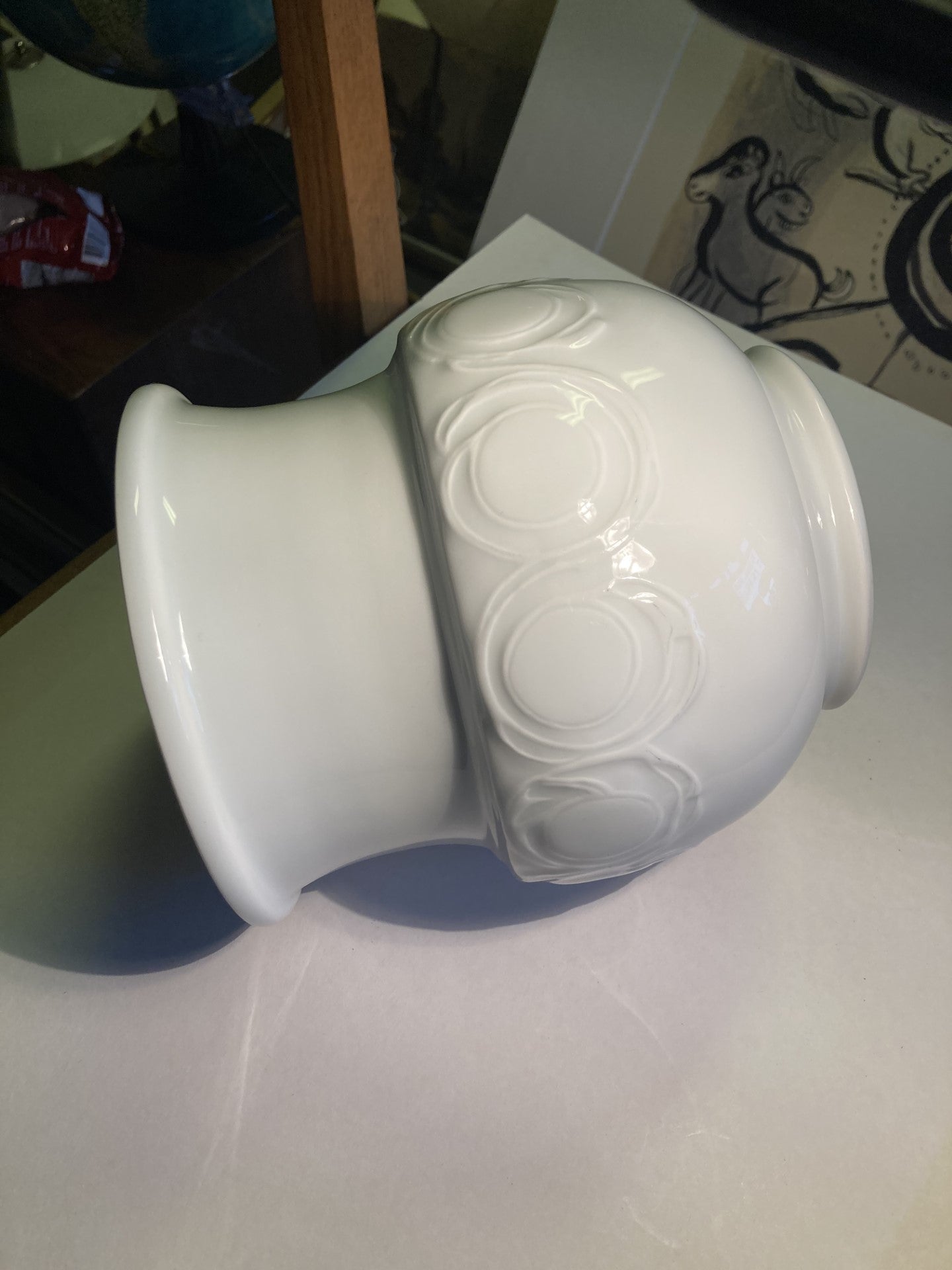 Flot Lisbet Munch Petersen porcelæn vase fra Bing og Grøndal