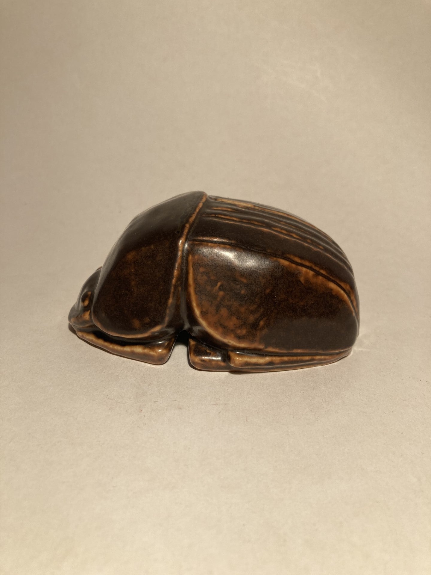 ビングとグロンダール産の石器の珍しいエジプト産スカラベ - no. 01320