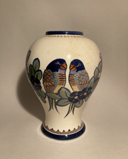 アルミニアの美しいアンティーク オウムの花瓶 - no. 01399