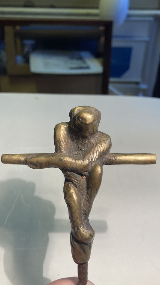 猿の形をした美しい真鍮製コルク栓抜き - no. 01492