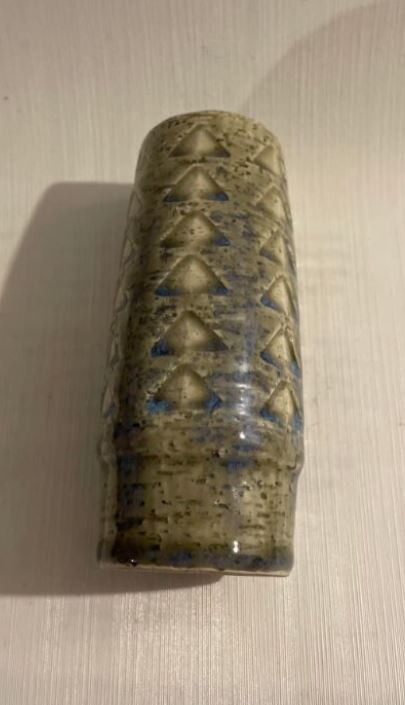 Danish Mid-Century Chamotte stoneware vase by Palshus
