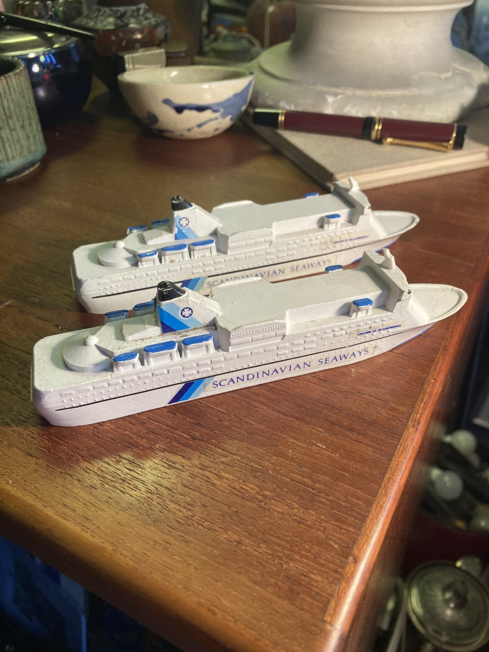 2 stk. DFDS færgemodeler