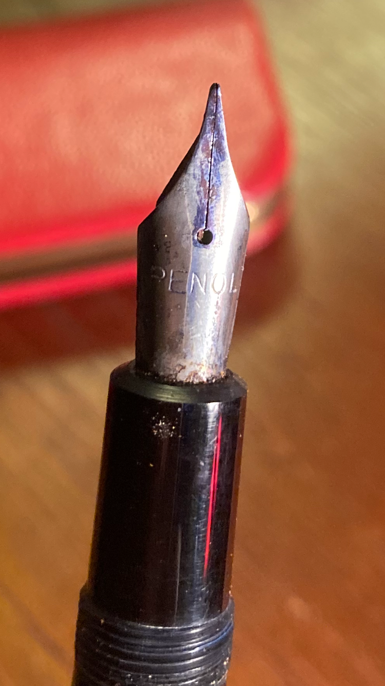 ペノール万年筆、状態良好、長さ13.5cm。