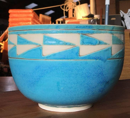 Unique stoneware bowl from Christa Julin