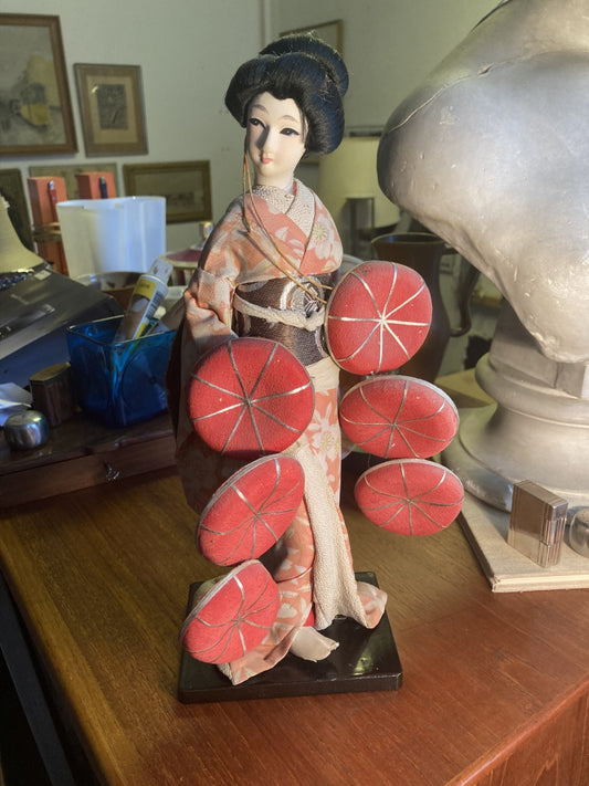 Japansk geisha dukke