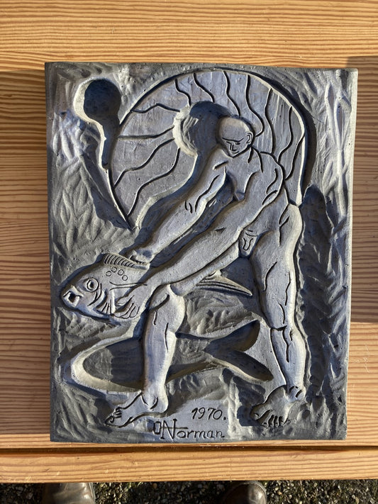 Art wall relief, design by Norman 1970